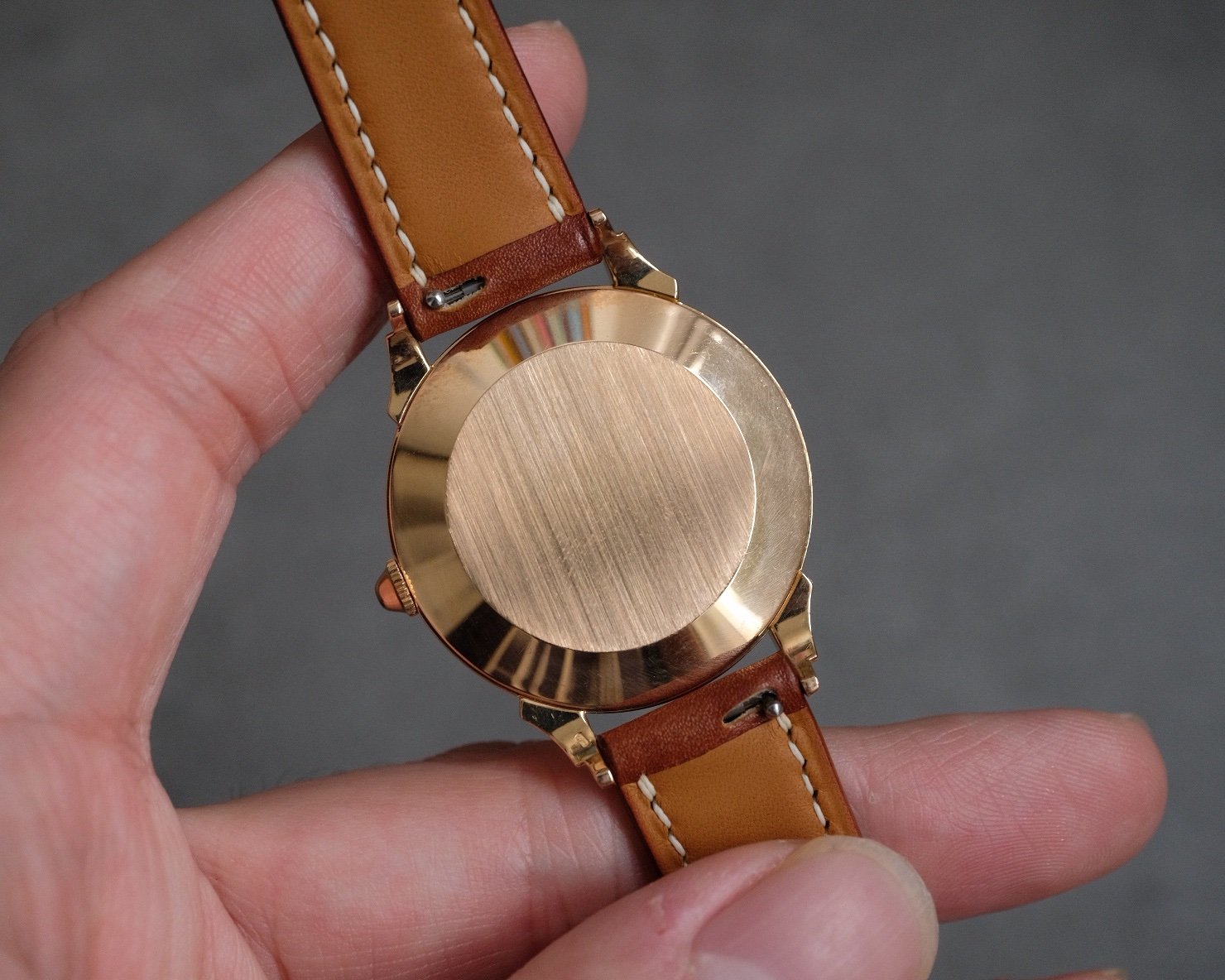 Vintage Movado 18K Rose Gold Sub Second Automatic Cal. 115 - Image 9