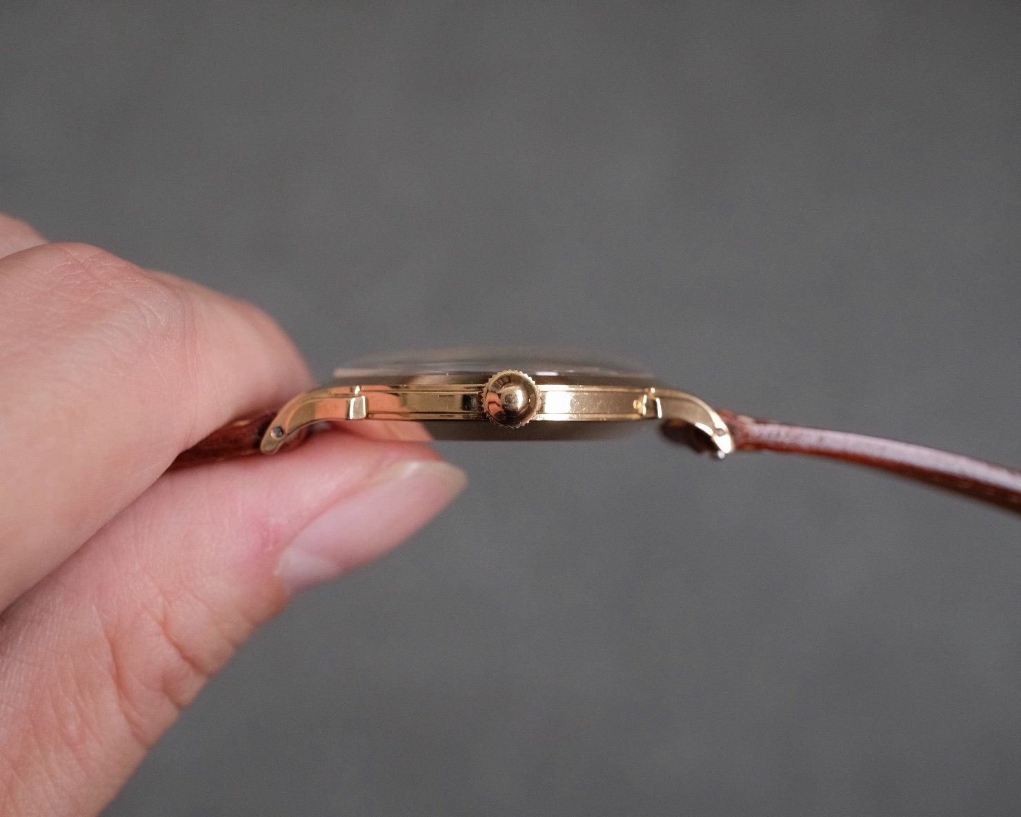 Vintage Movado 18K Rose Gold Sub Second Automatic Cal. 115 - Image 7