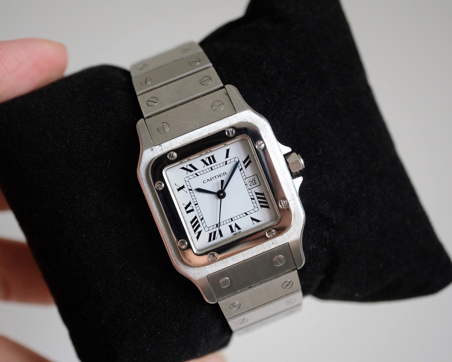 Cartier Santos Carree LM Stainless Steel Automatic Ref. 2960