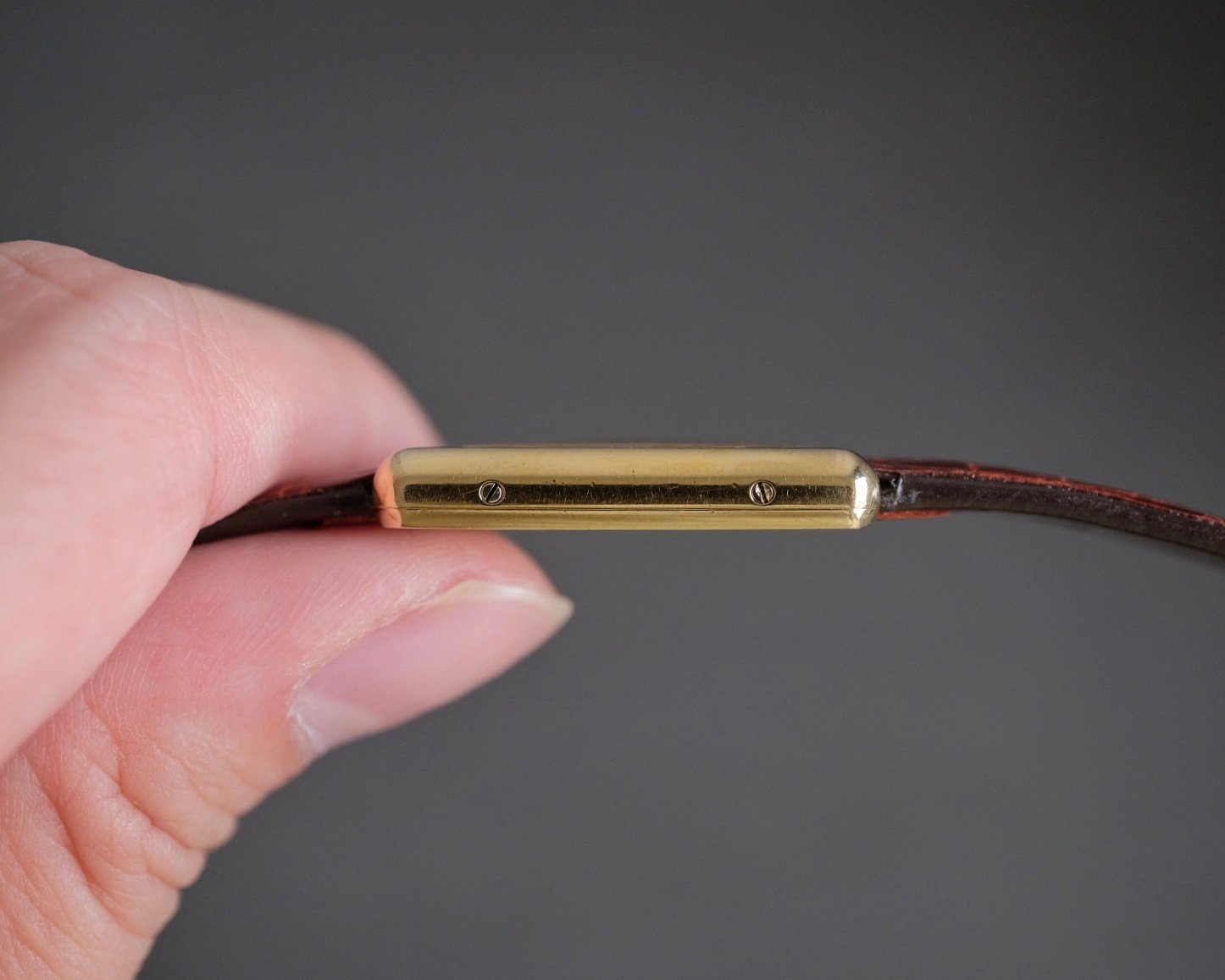 Must de Cartier Tank Vermeil LM Ref. 1615 Ivory Spider Dial - Image 6