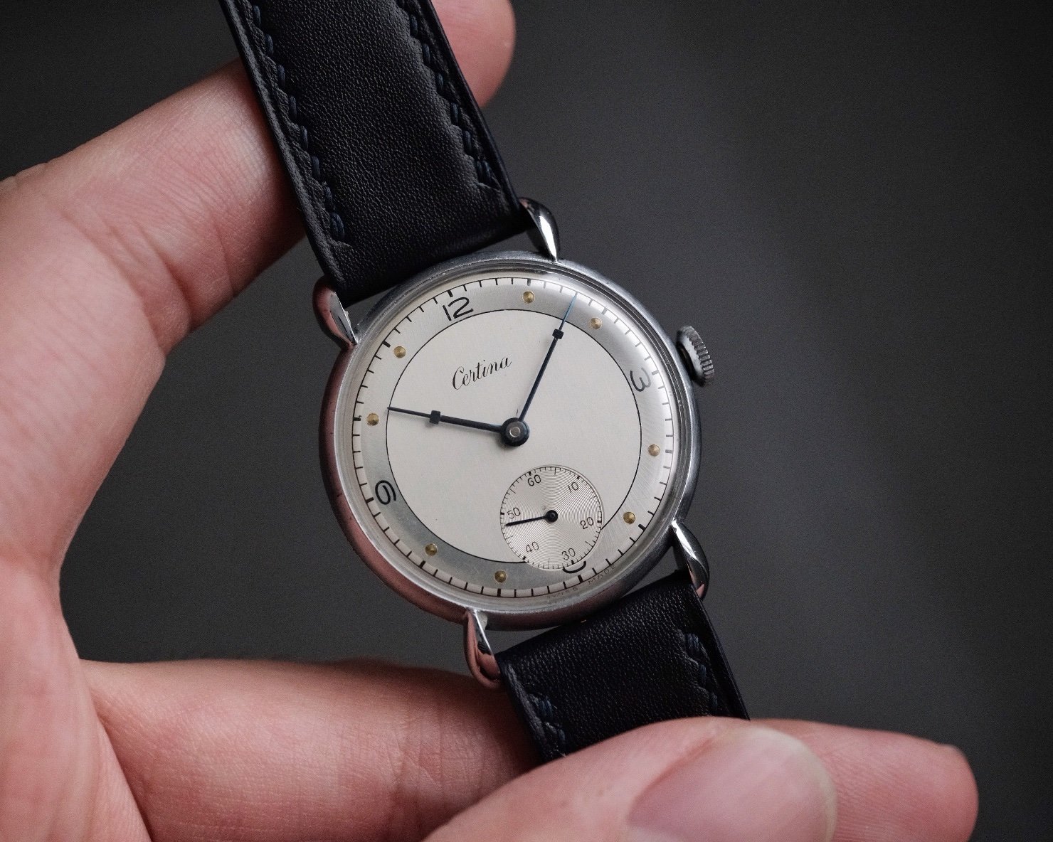 Vintage Certina Art Deco Dial by Kurt Fréres