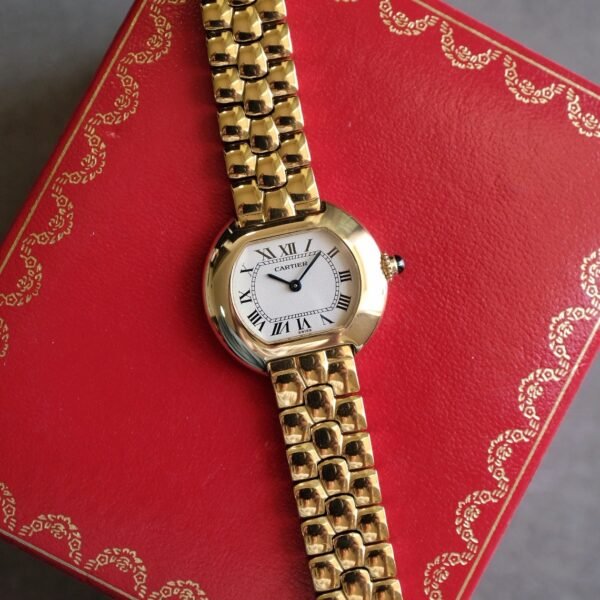Cartier Ellipse 18K Yellow Gold Ref. W15047L8