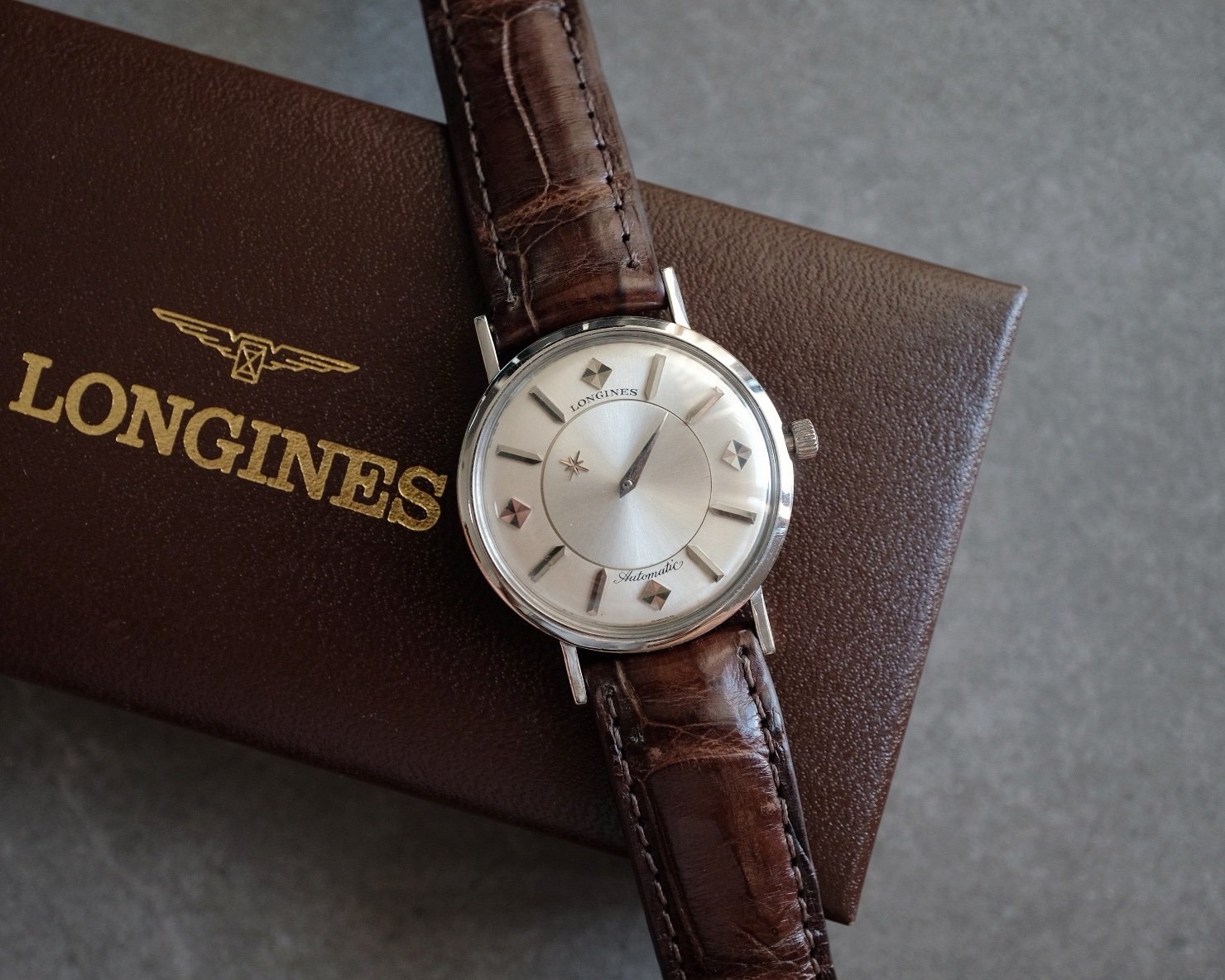 Longines Admiral Mystery Dial 10K Gold Filled Ref. 1200
