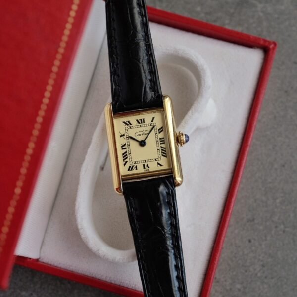 Must de Cartier Tank Vermeil SM Yellow Lemon Ref. 5057001
