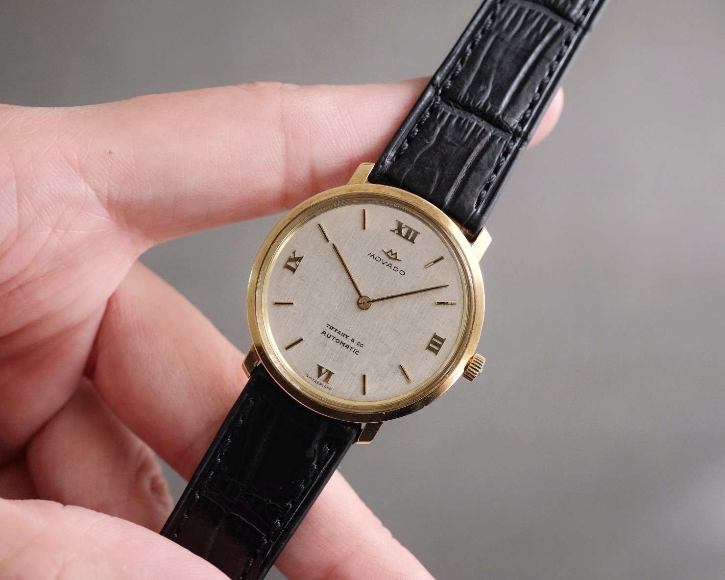 Double Signed, Movado Sub Sea 18K Yellow Gold Manual Wind Cal. 230 Retailed by Tiffany & Co - Image 3