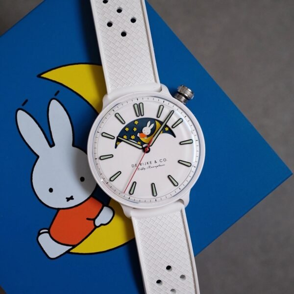 De Rijke & Co Miffy Moonphase in White Ceramic